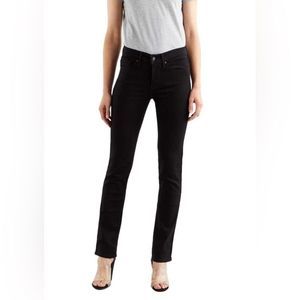 NWOT Women’s Levi’s 312 shaping slim jeans (mid rise) in black W33, L30.